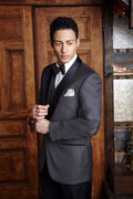 Bradford Steel Grey Tuxedo Jacket Shawl Lapel Separates