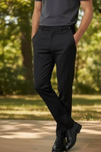 Ethan Black Super 150s Luxury Viscose Blend Tuxedo Pants Mens Rental