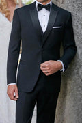 Milan Black Tuxedo Jacket Peak Lapel Separates Collection