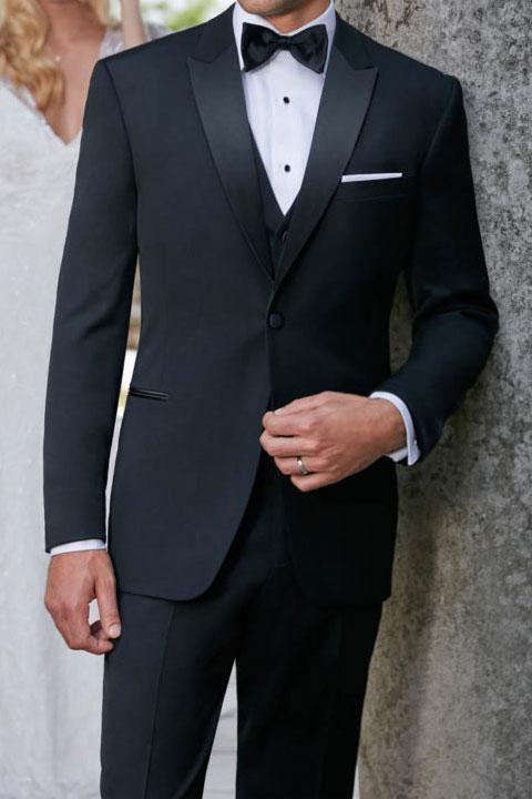 Milan Black Tuxedo Jacket Peak Lapel Separates Collection