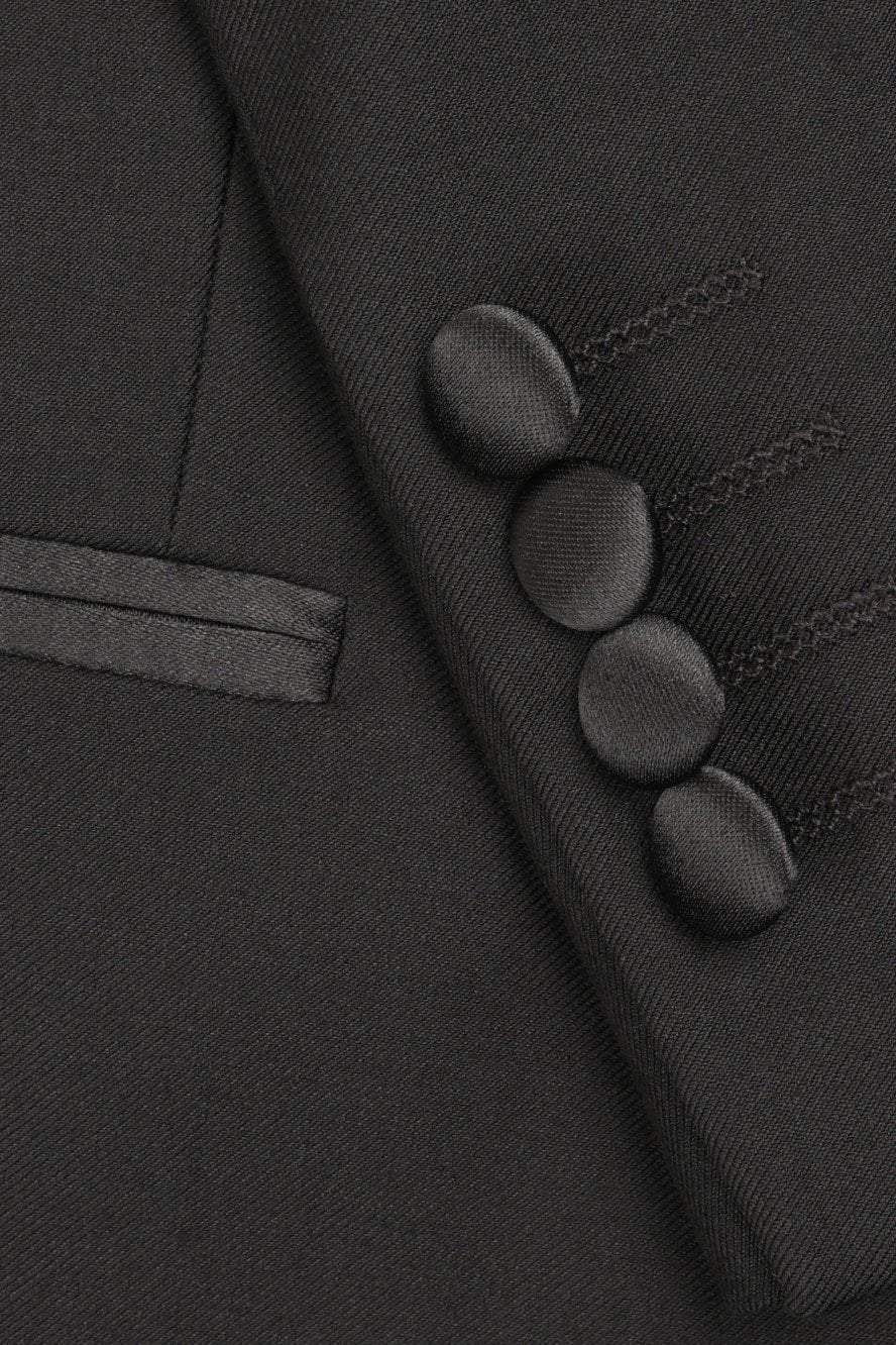 Milan Black Tuxedo Jacket Peak Lapel Separates Collection